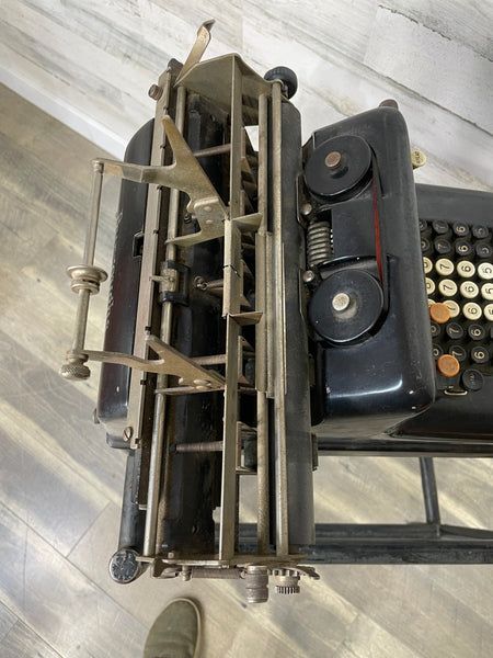 Antique Adding Machine and Stand