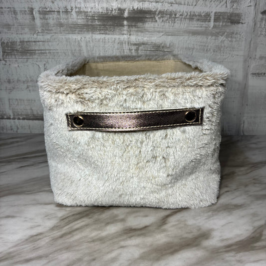 Faux Fur Soft Storage Bin