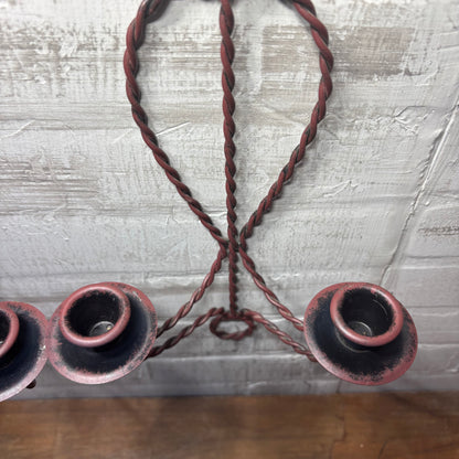 Twisted Rope Candle Holder Set