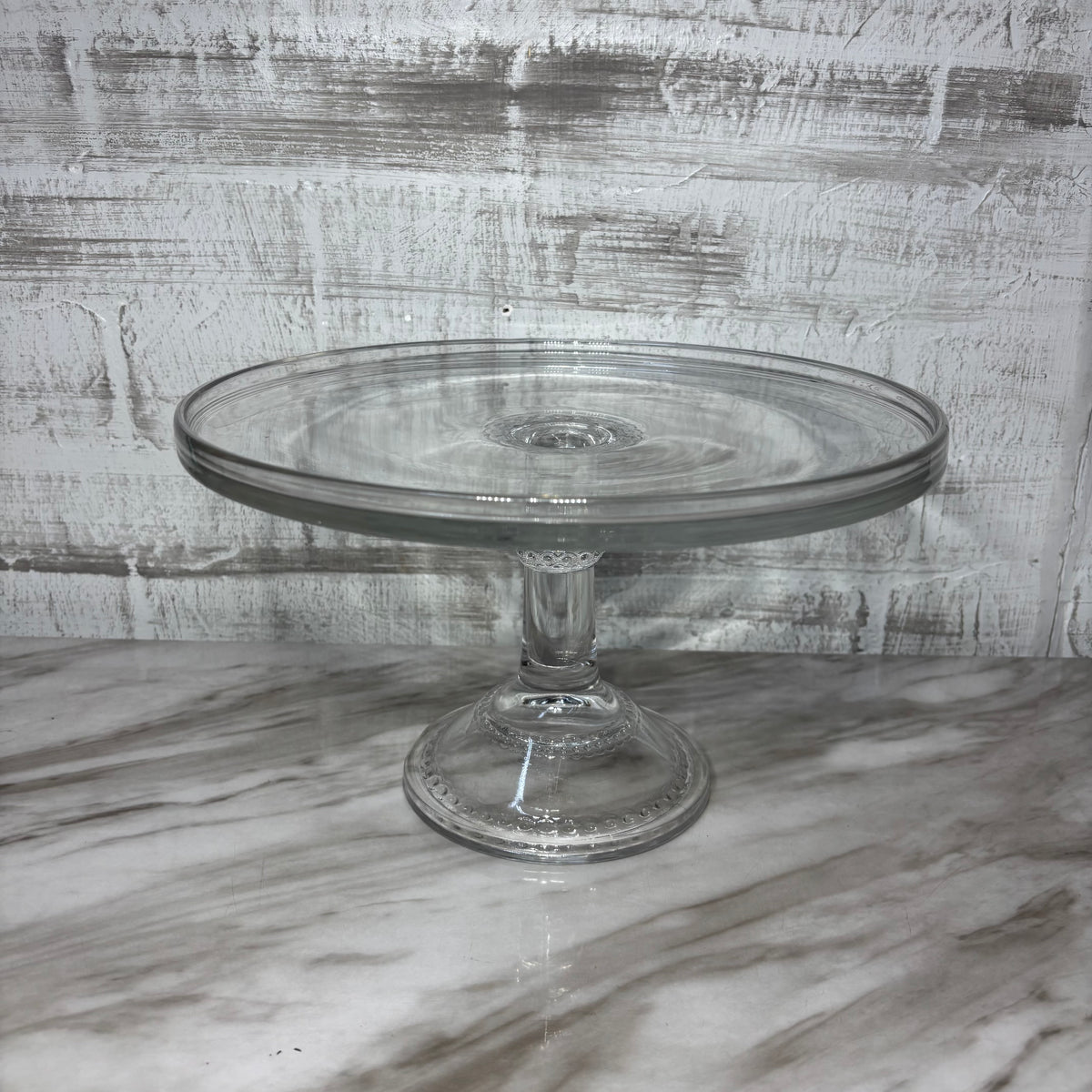 Vintage Glass Cake Stand