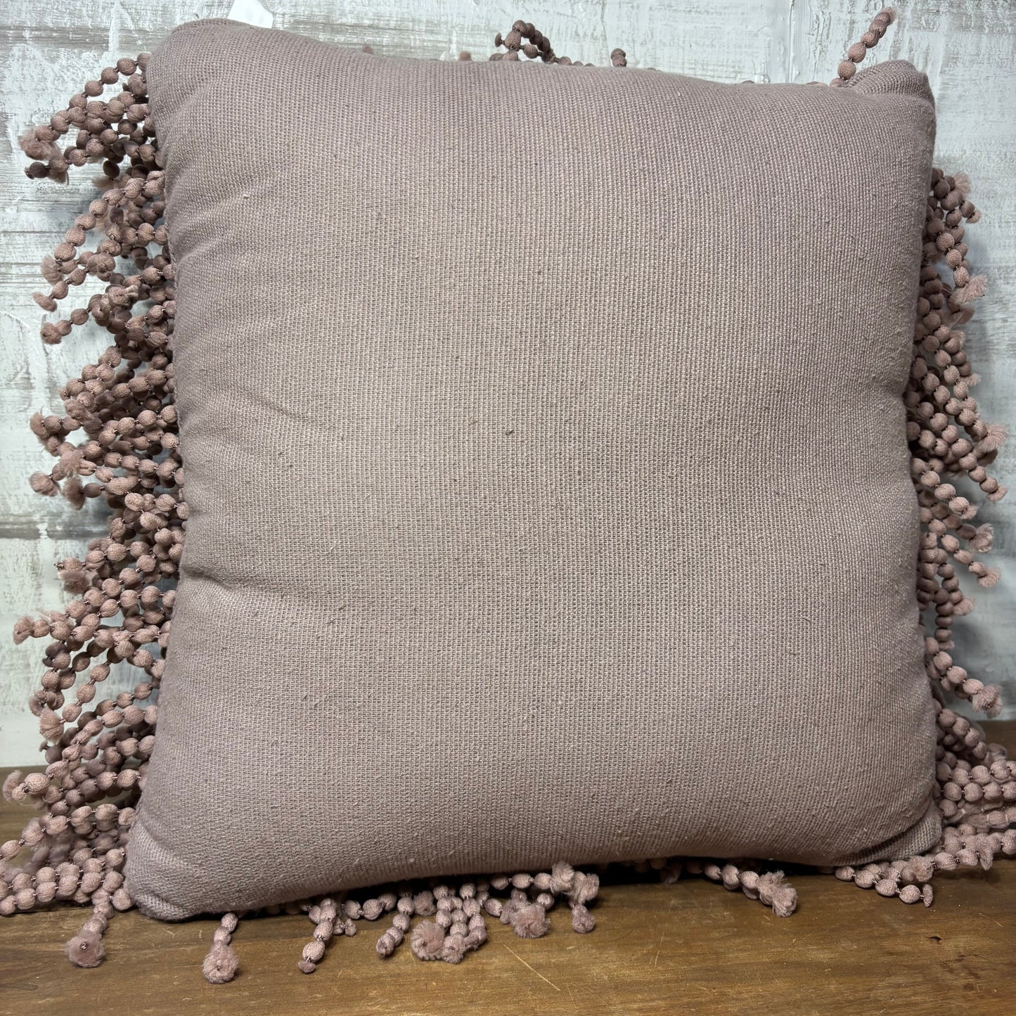 Lavender Purple Shag Style Throw Pillow