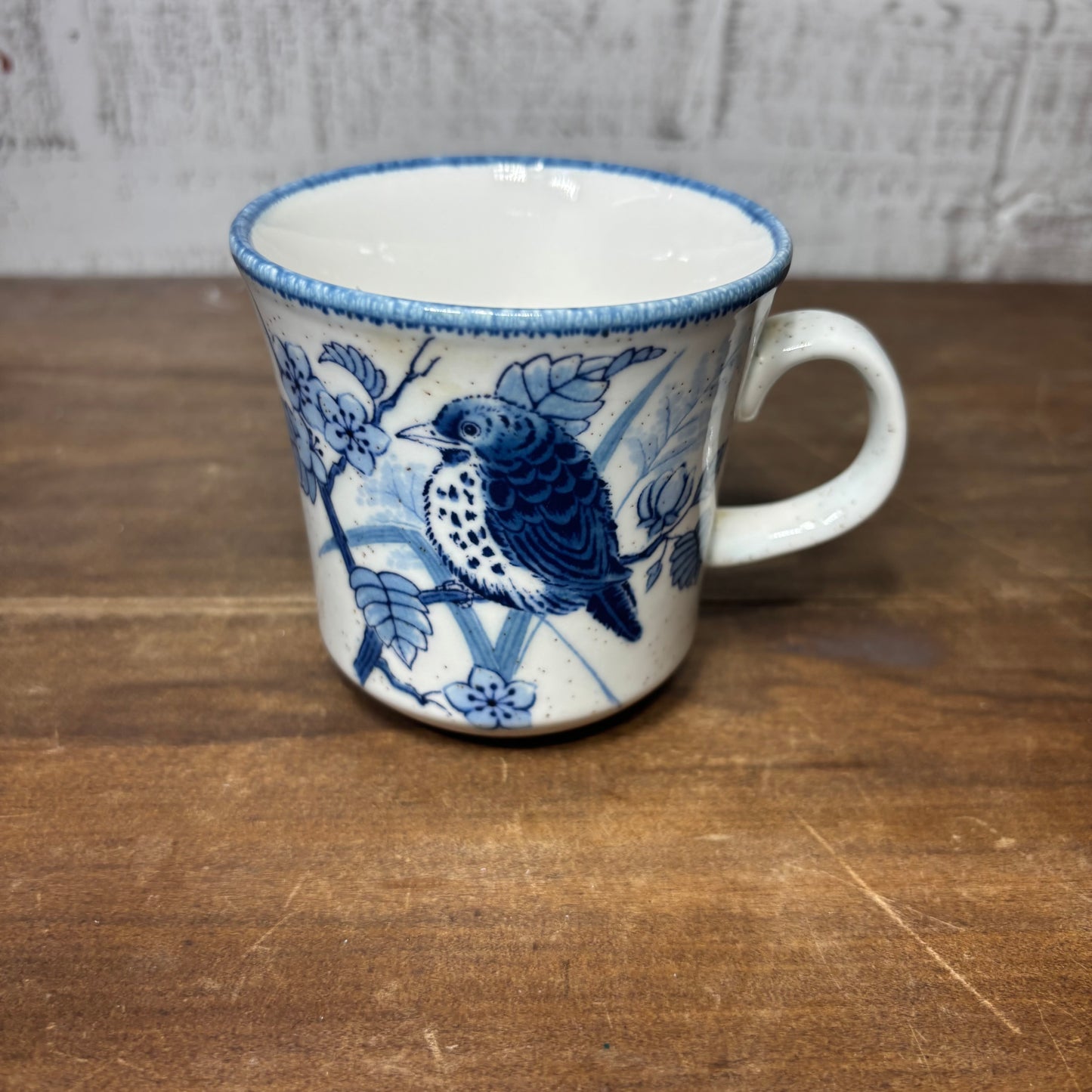 Vintage Porcelain Bird Mug