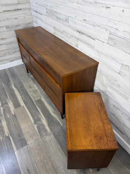 Mid Century Dresser & Nightstand Set