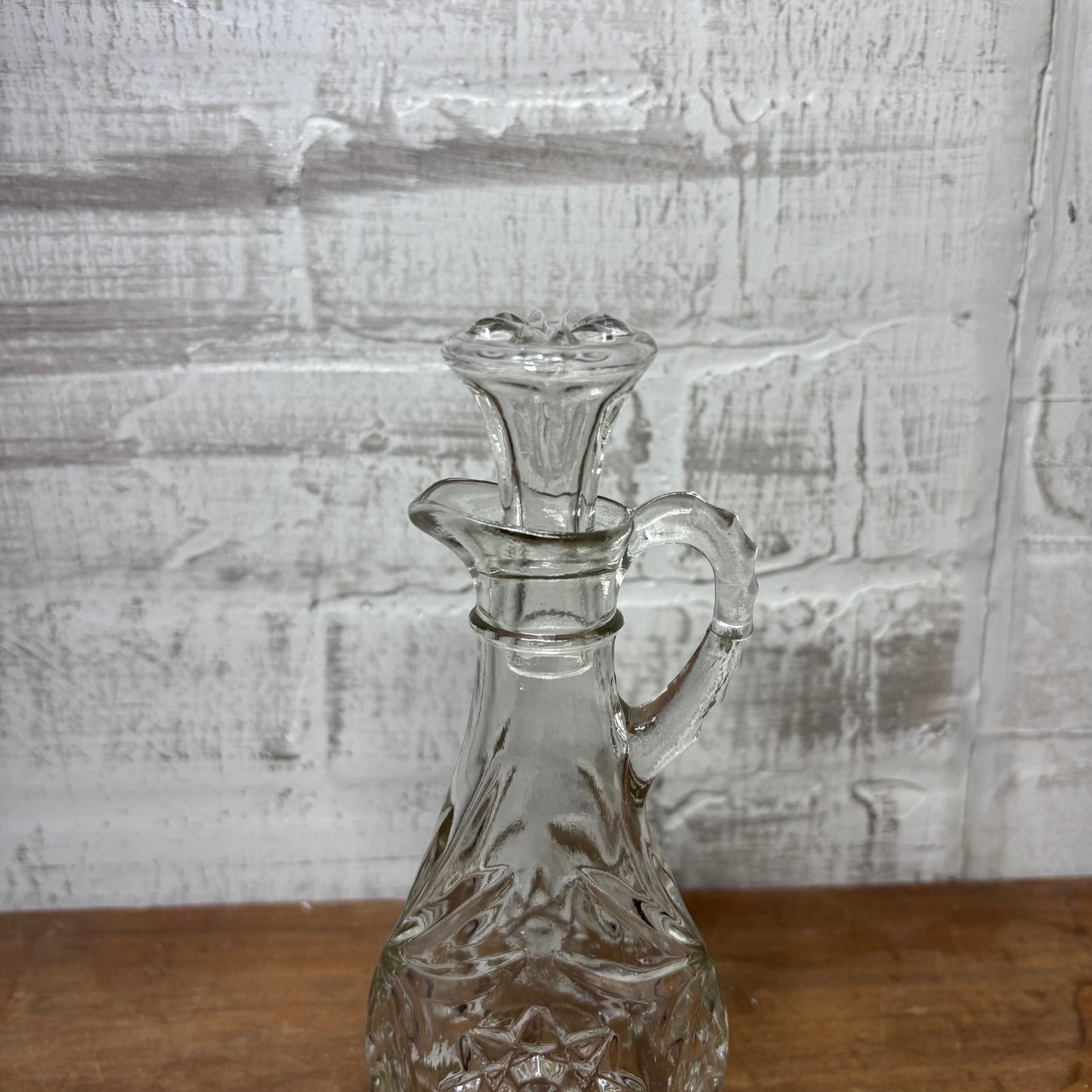Vintage Glass Oil Decanter