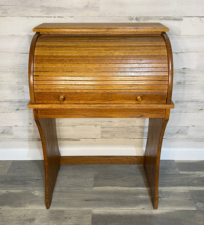 Small Oak Rolltop Desk