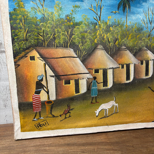 Haitian Landscape Original Abu Painting