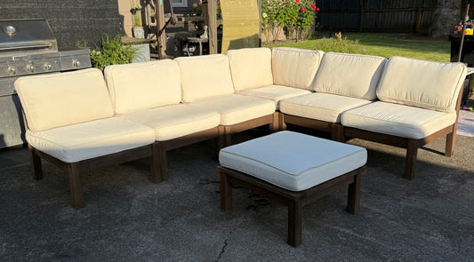 Pottery Barn 7pc Outdoor Sectional Couch