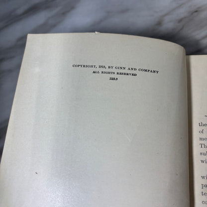 Vintage 1918 Hardcover Book “My Country”