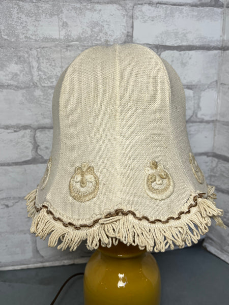 Boho Yellow Small Table Lamp
