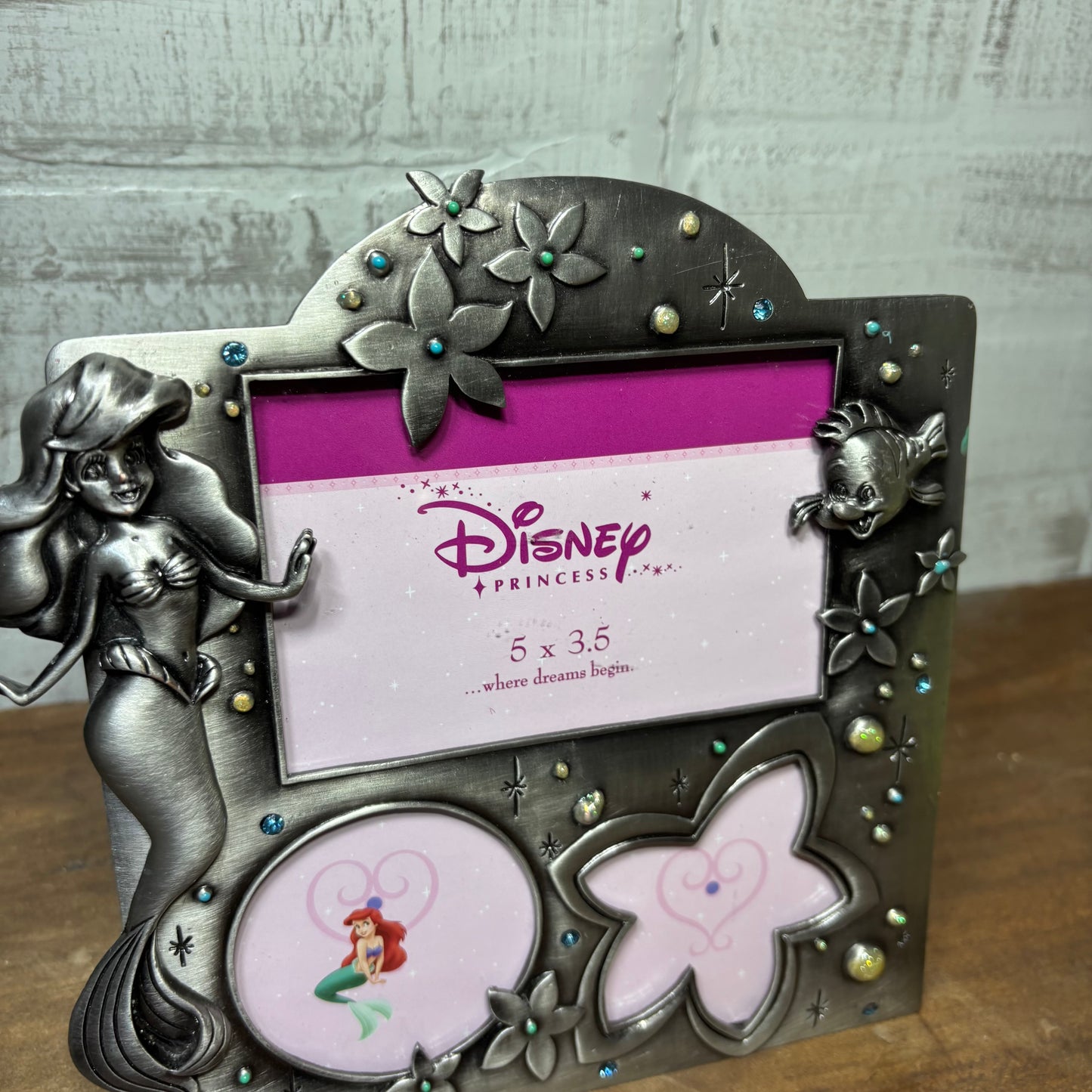 Disney Princess Ariel Picture Fetco Metal Frame