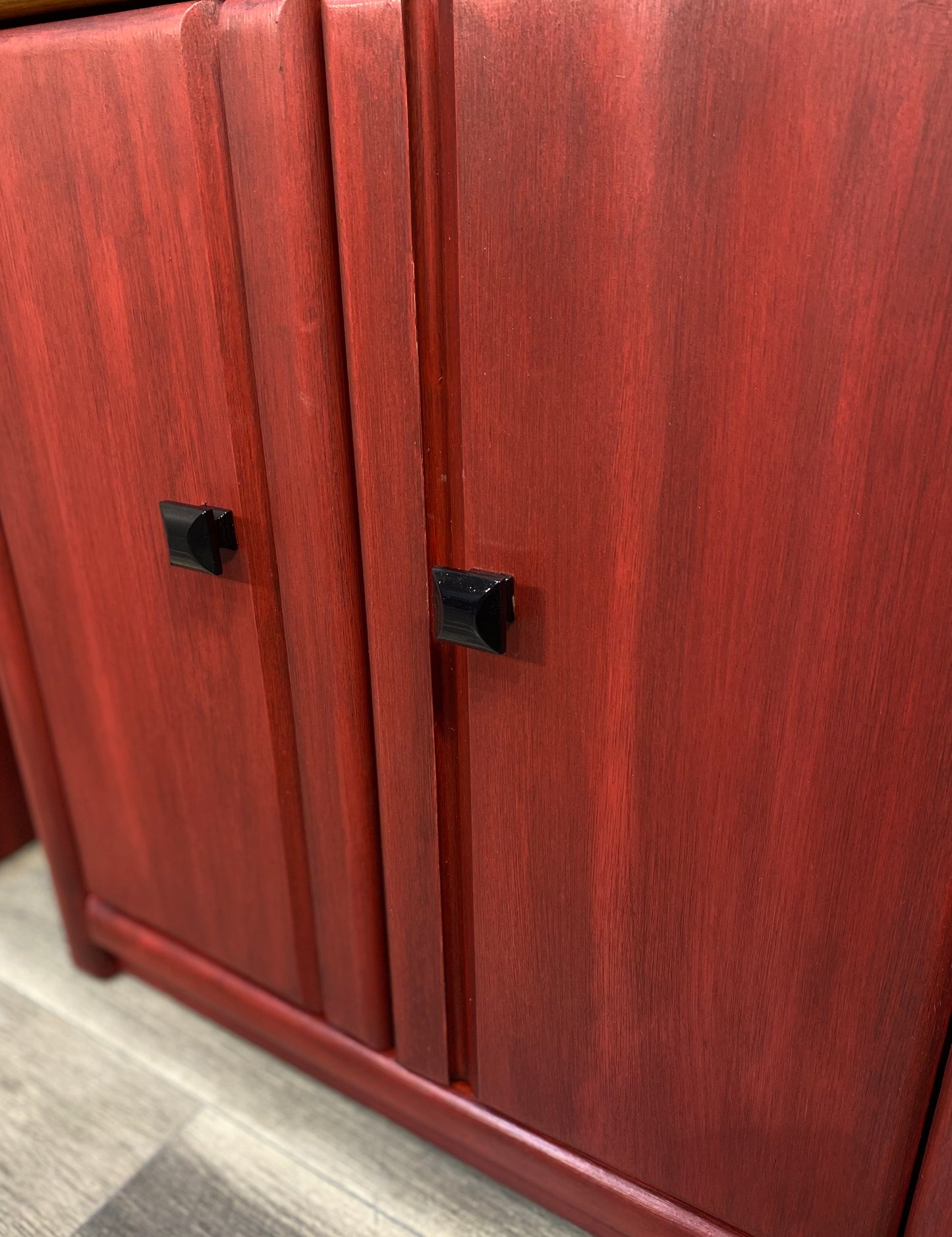 Set Of 2 Barn Red Bookshelves