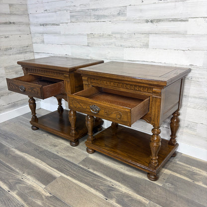 Set Of 2 Ethan Allen Royal Charter Nighstands