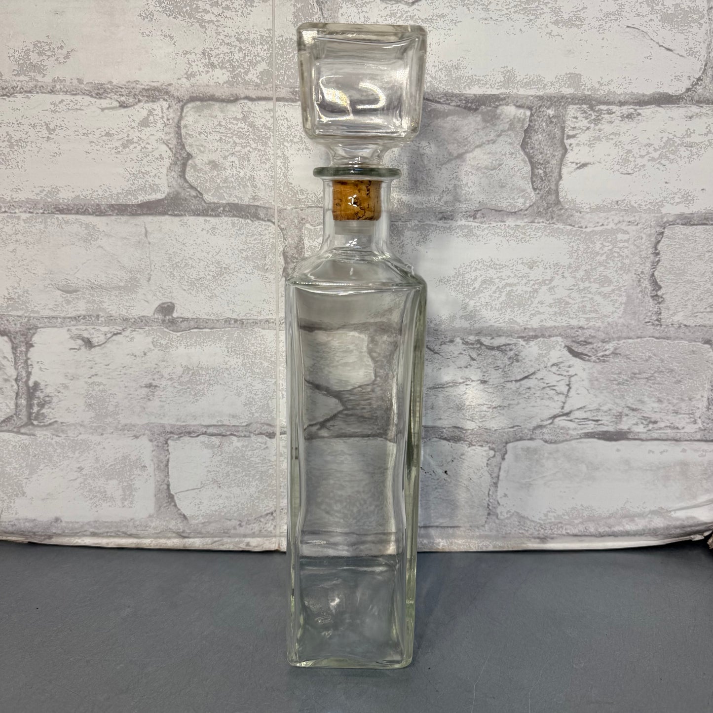 Vintage Glass Decanter W/ Stopper
