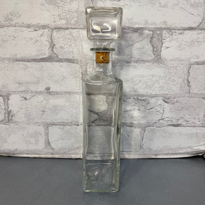 Vintage Glass Decanter W/ Stopper