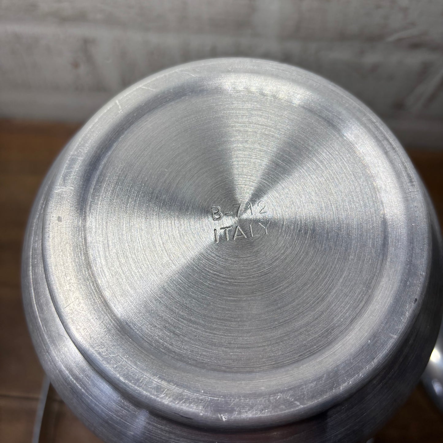 Mid Century Aluminum Ice Bucket