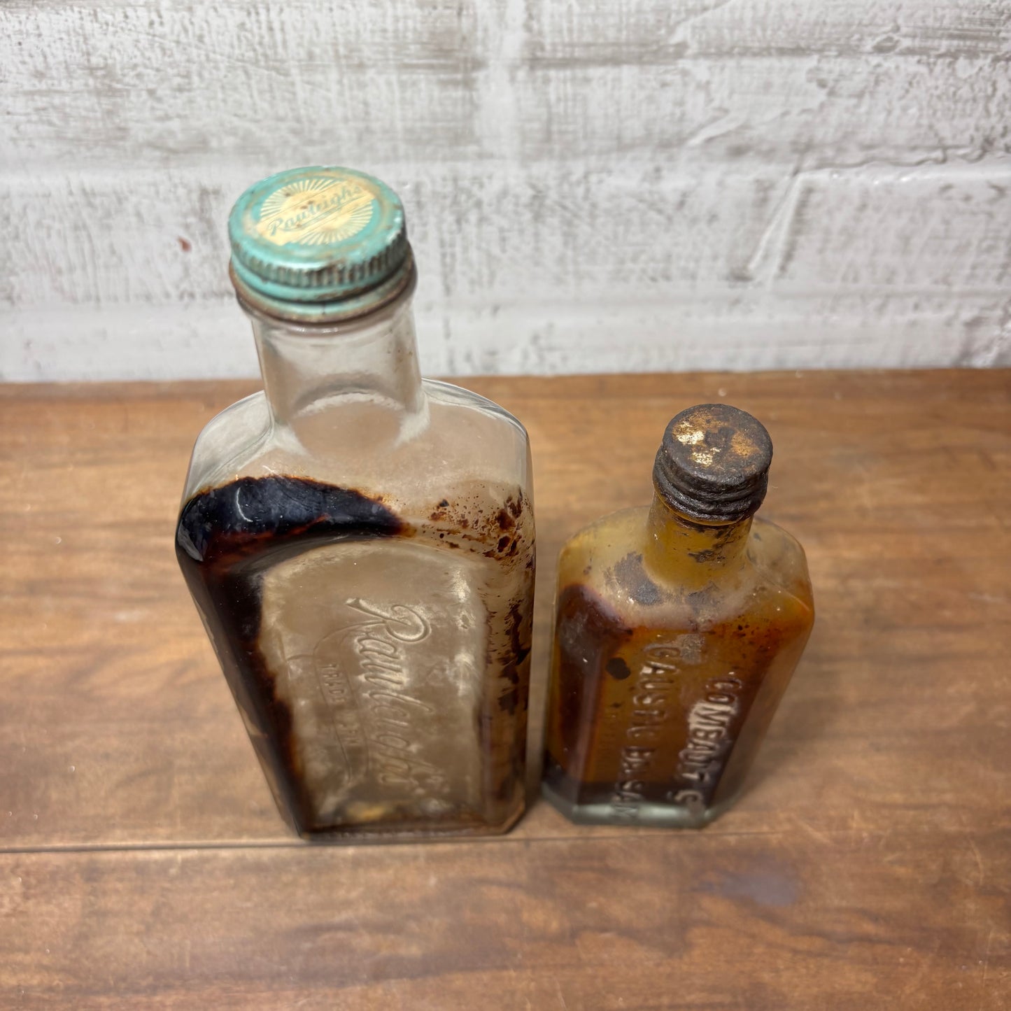 Antique Glass Bottle Set #8