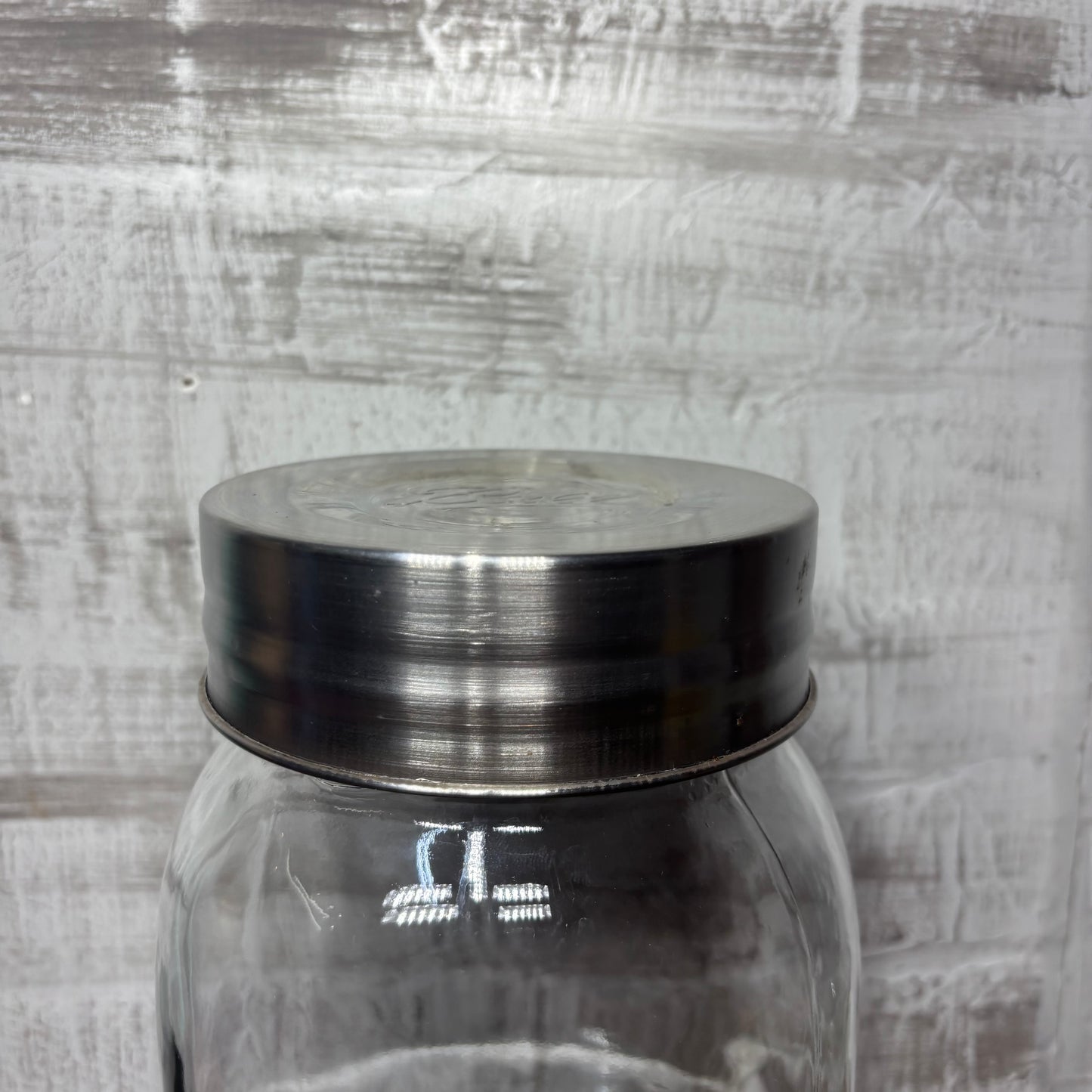 Large Wide Mouth Ball Glass Mason Jar