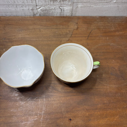 Vintage Porcelain Teacup Set Of 4 #5