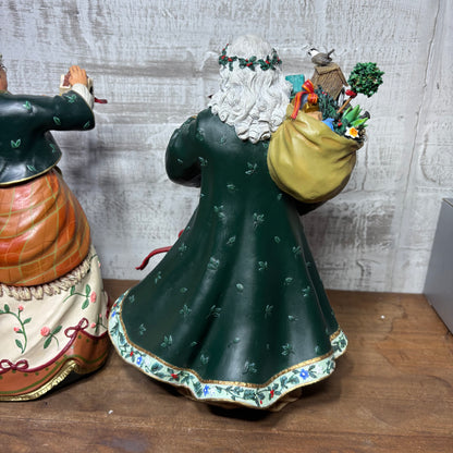 Danbury Mint Natures Santa & Mrs.Claus