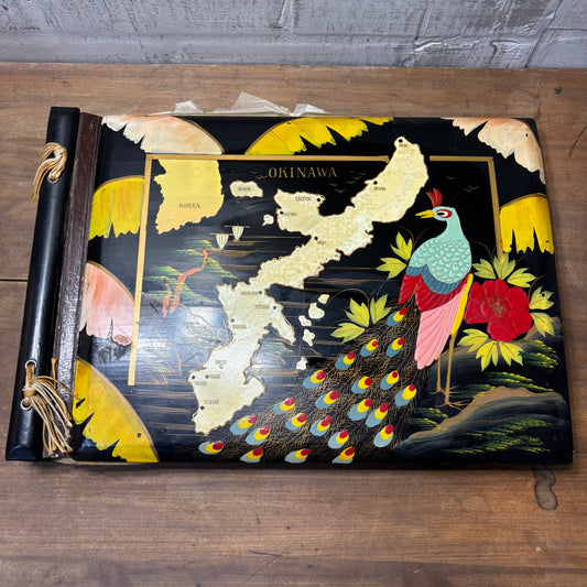 Vinatge Japanese Okinawa Hand Painted Photo Album