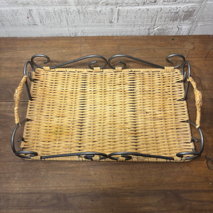 Woven Rattan Tray