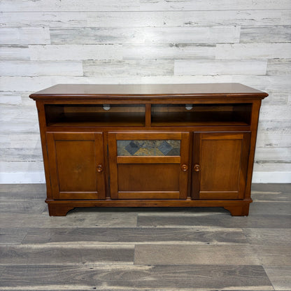 Wood & Stone Tv Stand