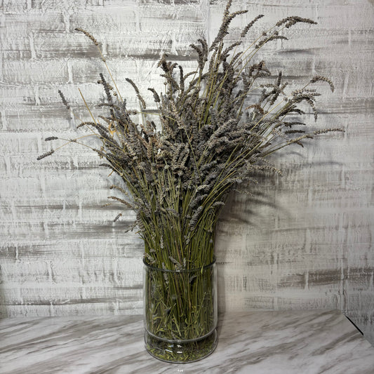 Dried Lavender Bunch In Vase