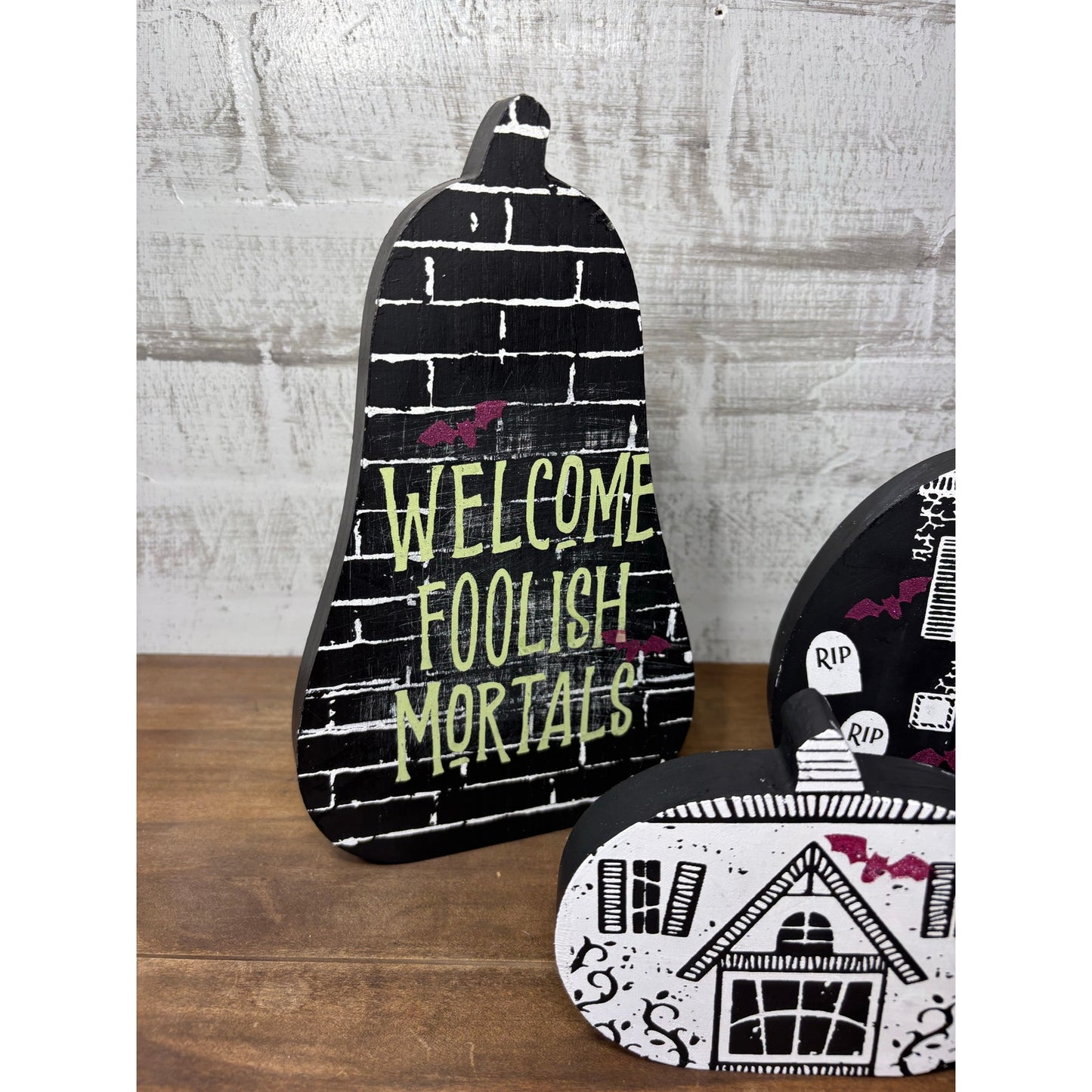 Double Sided Fall/ Halloween Decor Set