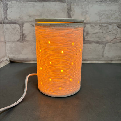 Scentsy Etched Core White Wax Warmer
