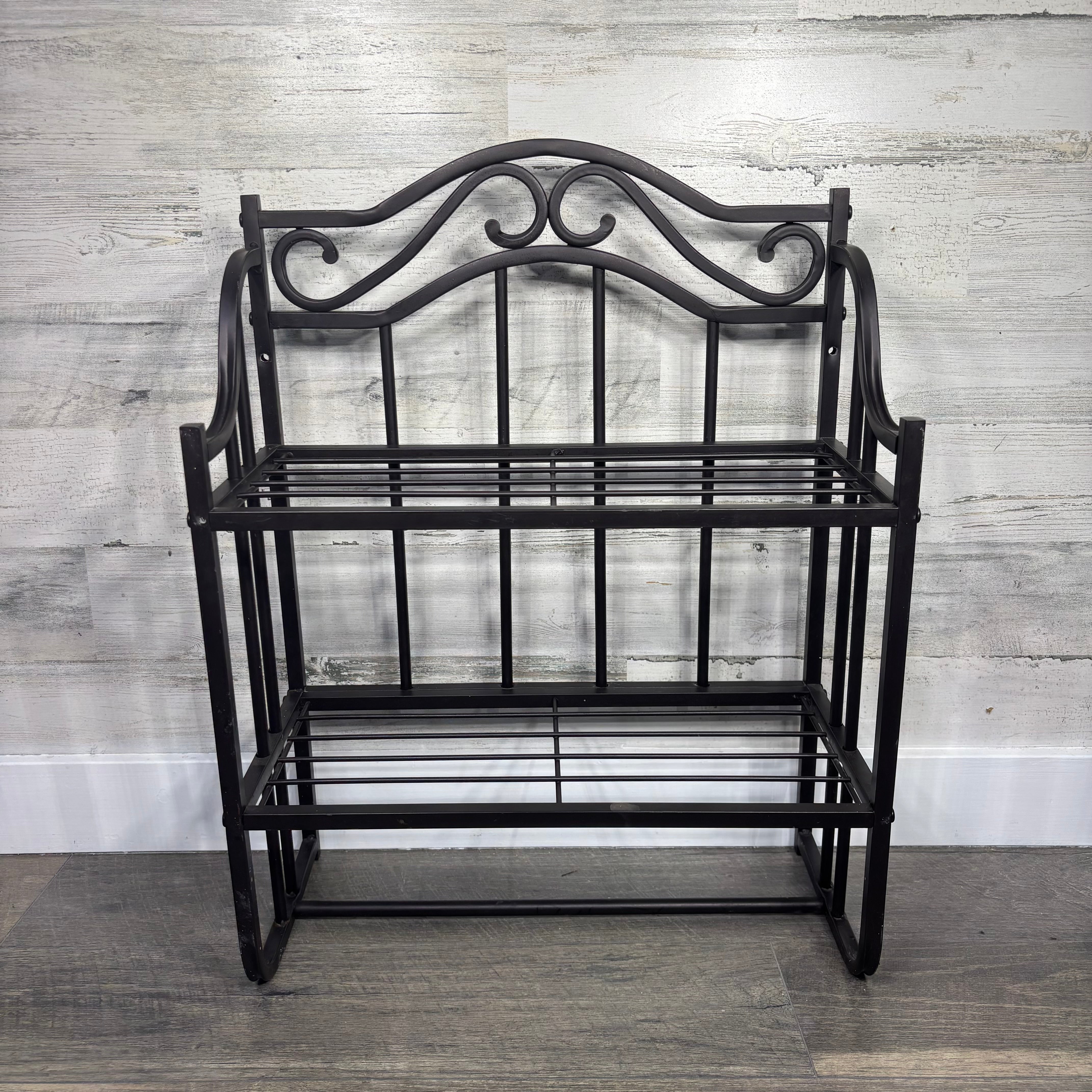 2-Tier Metal Wall Mount Shelf | Post Furnishings Canby OR
