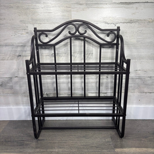 2-Tier Metal Wall Mount Shelf