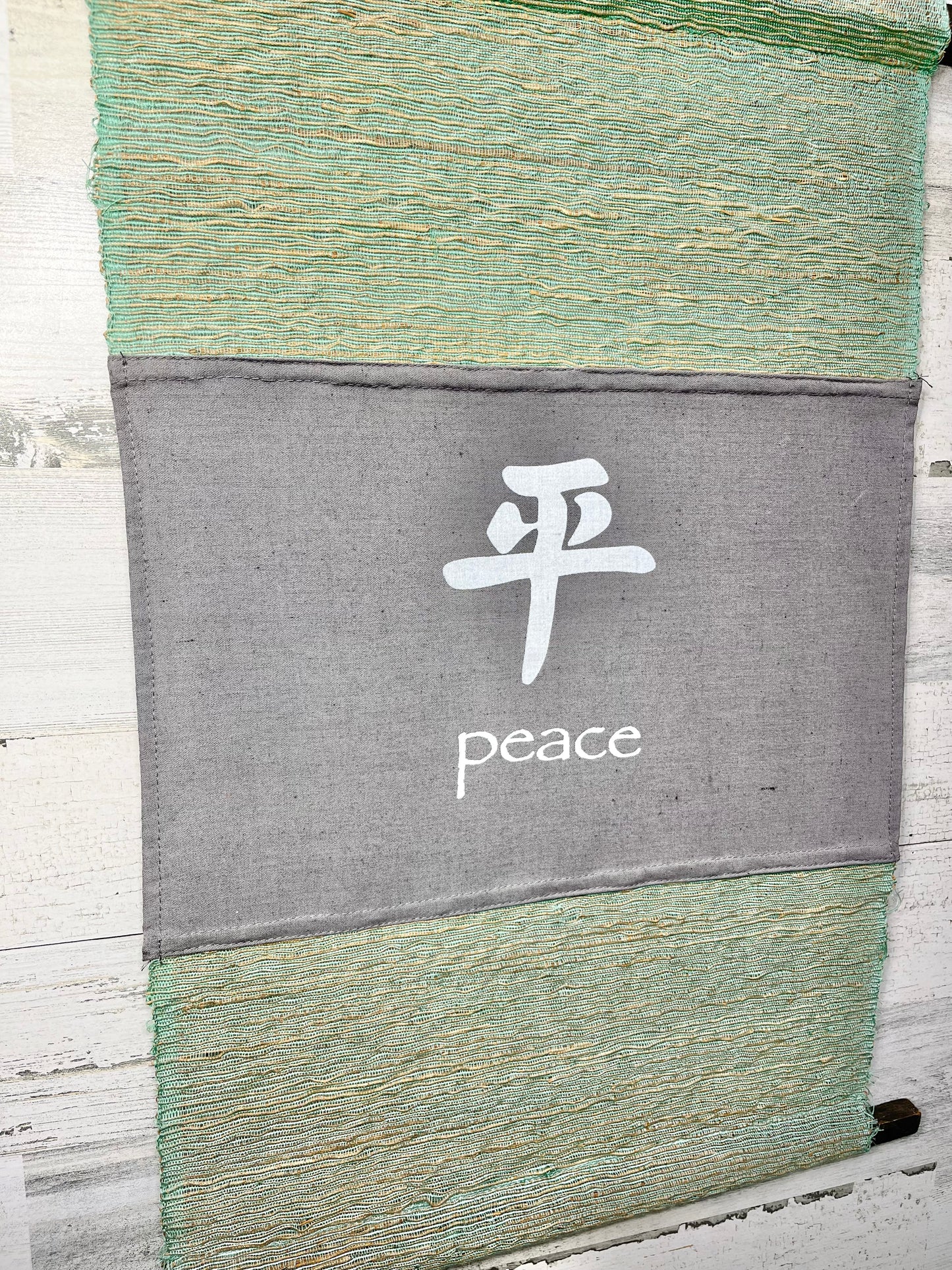 Inspirational “Peace” Symbol Scroll