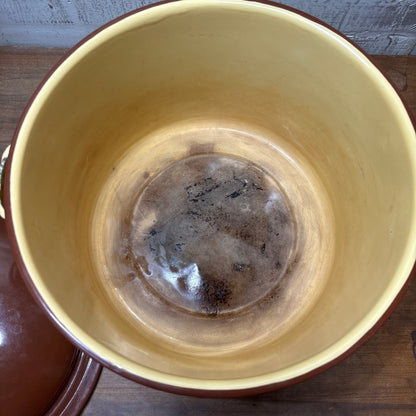 Vintage Enamel Stock Pot