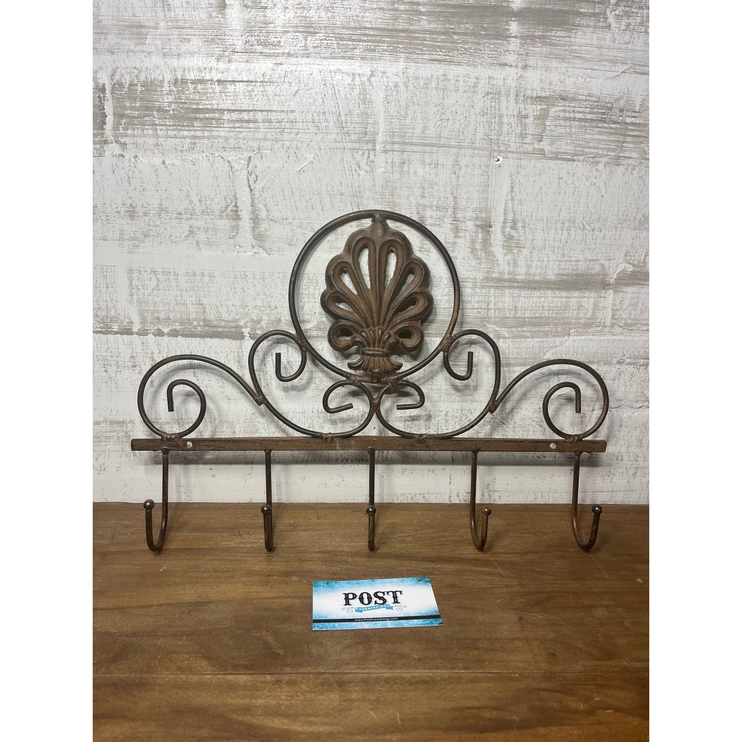 Wrought Iron Coat Rack
