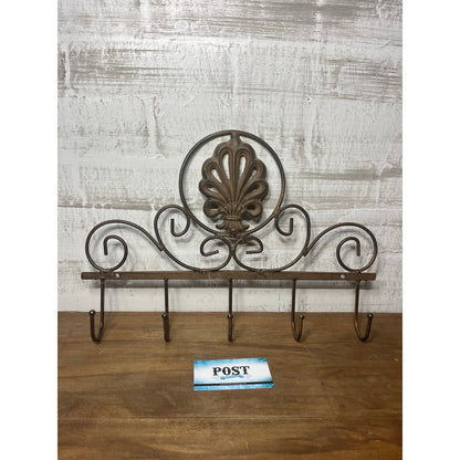 Wrought Iron Coat Rack