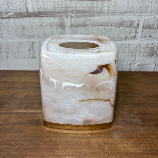 Faux Marble Tissue Cover