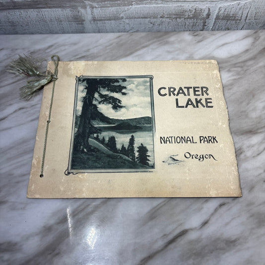 Vintage Souvenir Booklet Crater Lake National Park
