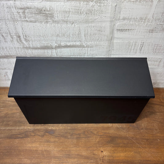 Black Metal Wall Mount Mailbox