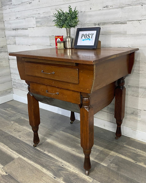 Antique Possum Belly Dough Bakers Table