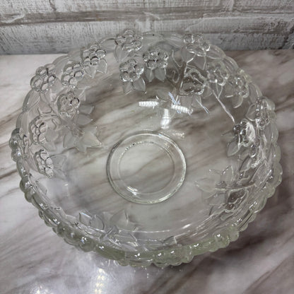Vintage Mikasa Carmen Glass Serving Bowl