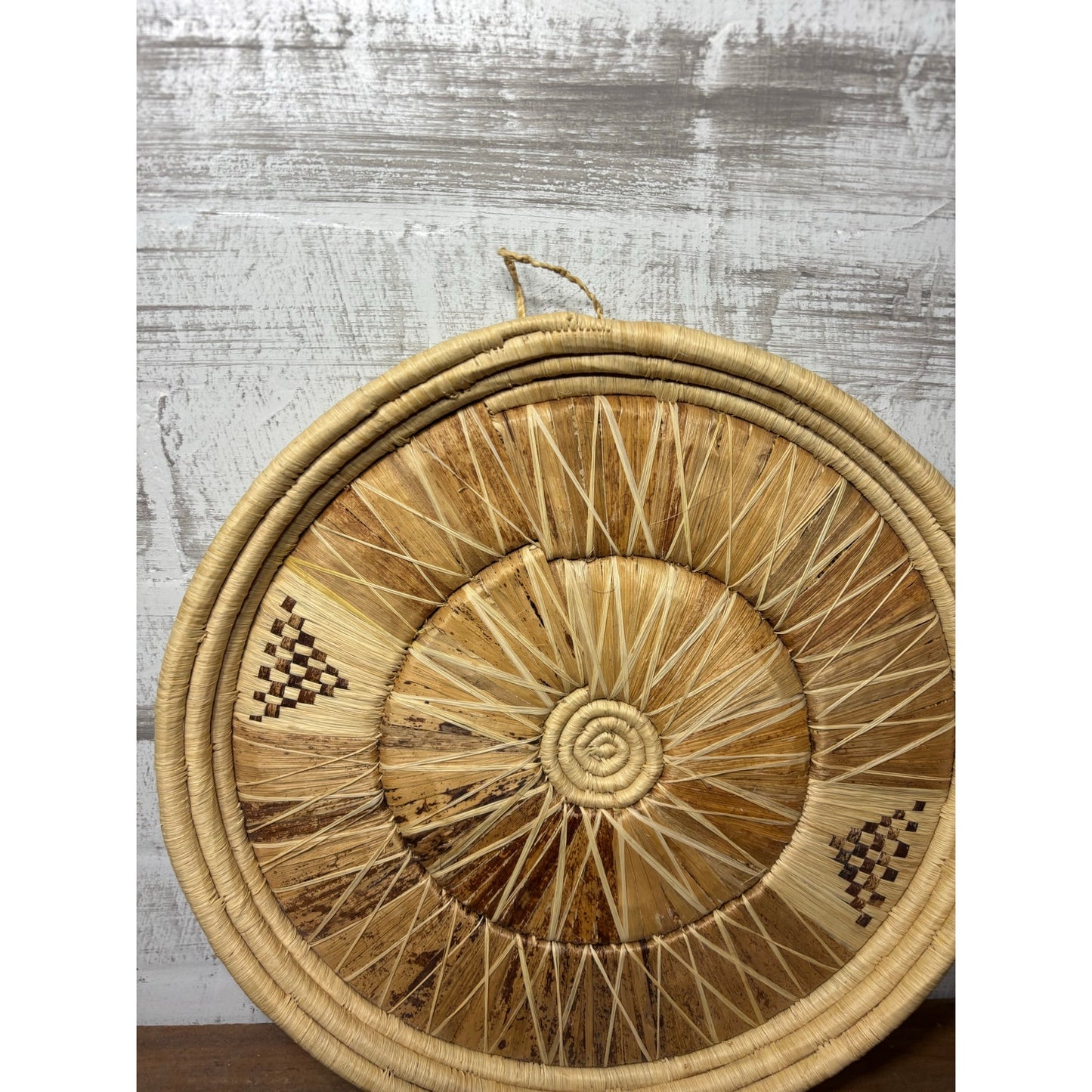 Woven Banana Fiber Tray/ Wall Decor