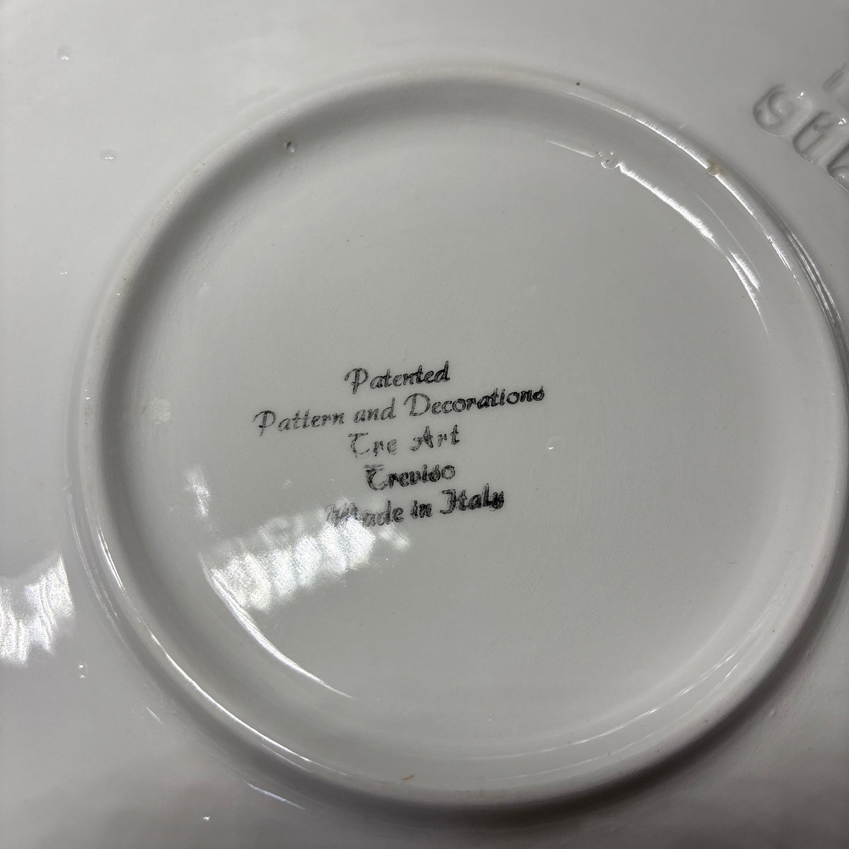 Vintage 3D Vegetable Ceramic Tre Art Made In Italy Serving Bowl