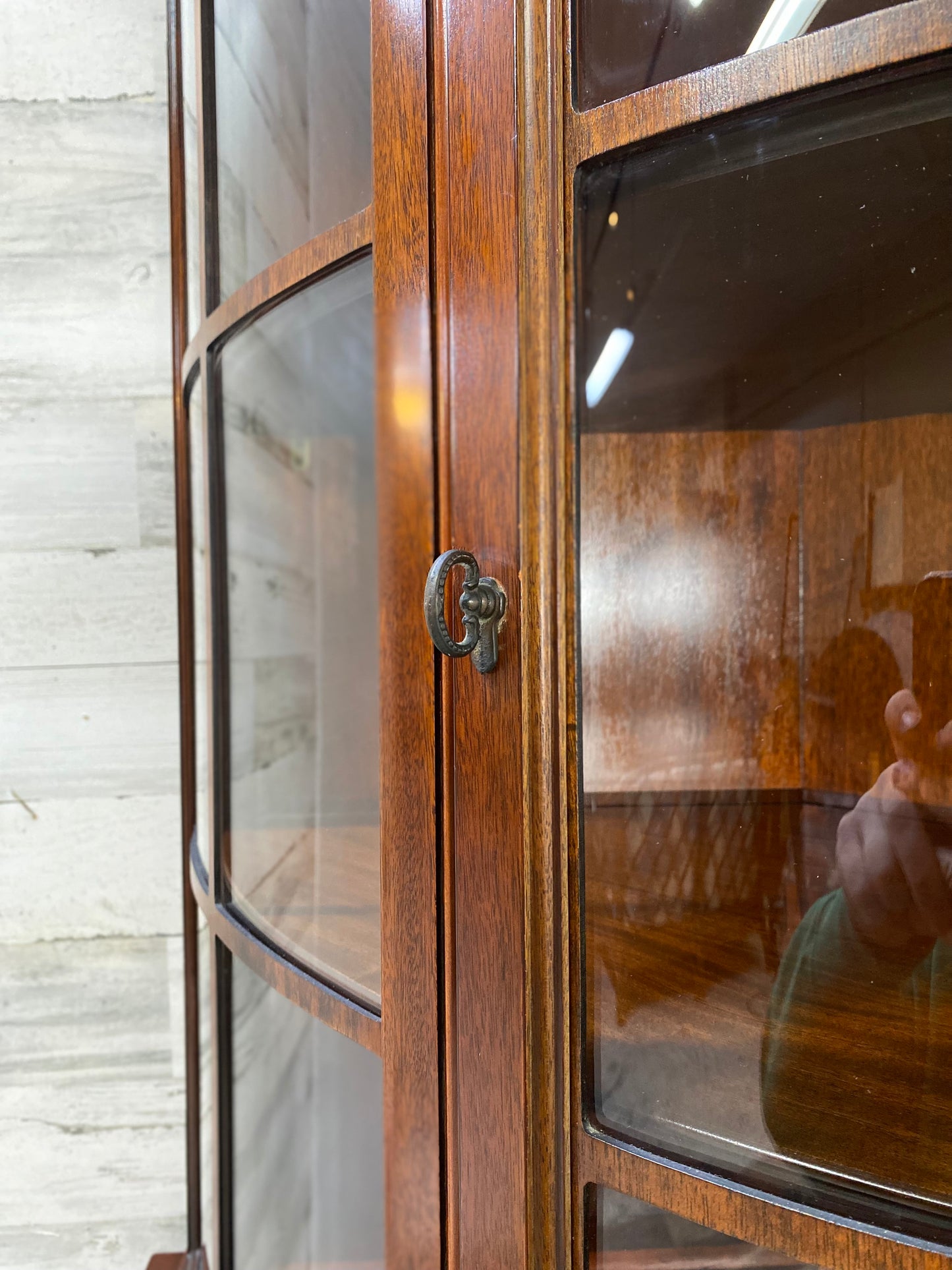 Antique Drexel Corner Cabinet On Wheels