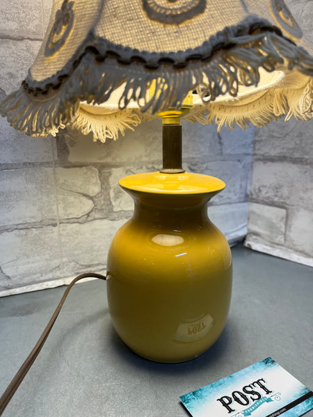 Boho Yellow Small Table Lamp