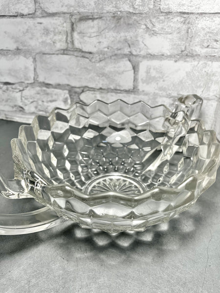 Fostoria Glass Candy Dish Boat