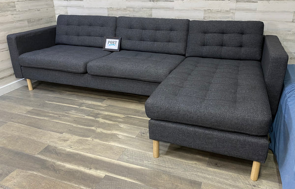 IKEA Dark Gray Modern Sectional Couch