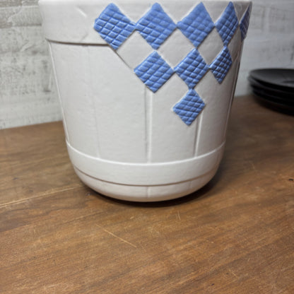Vintage Treasure Craft Hopscotch Fruit Ceramic Peaches Canister