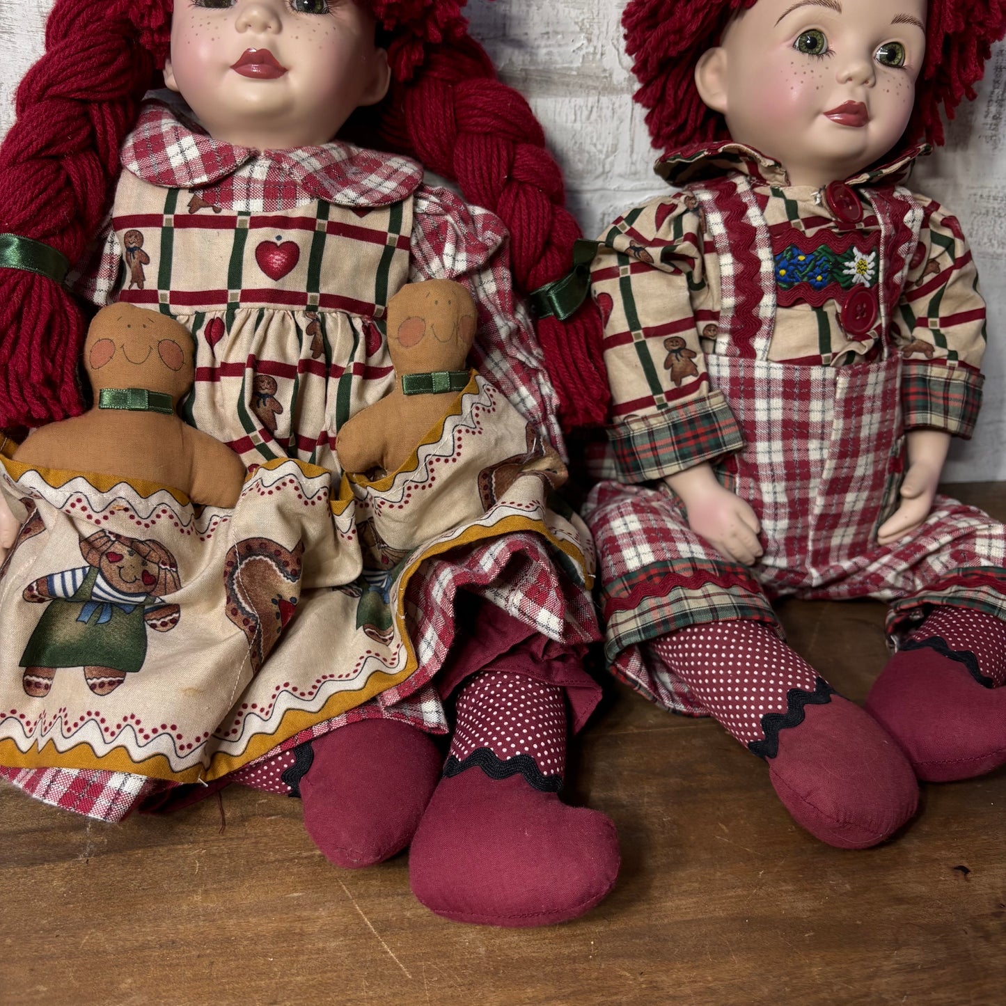 Marie Osmond Porcelain Hansel & Gretel Dolls