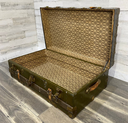 Vintage Travel Steamer Trunk