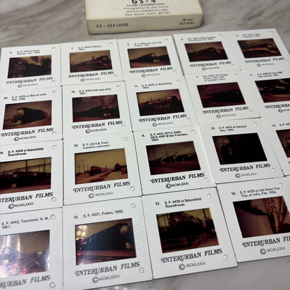 Vintage Boxed Set of 20 35mm “Southern Pacific” Interurban Film Slides